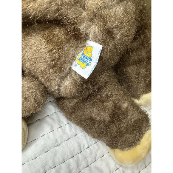 Vintage R Dakin & Co Plush Brown Monkey 1986 14” Stuffed Animal - Picture 8 of 9